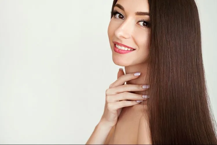 K18 hair treatment — shiny healthy hair result