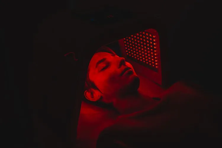 Red light therapy panel session - professional and at-home treatment options